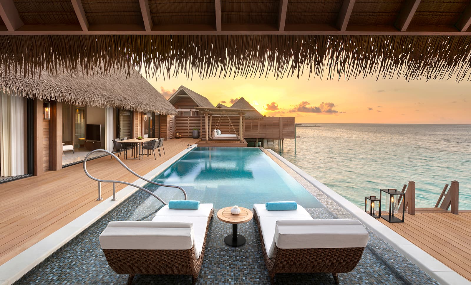 Two Queen Bedded Overwater Villa with Pool