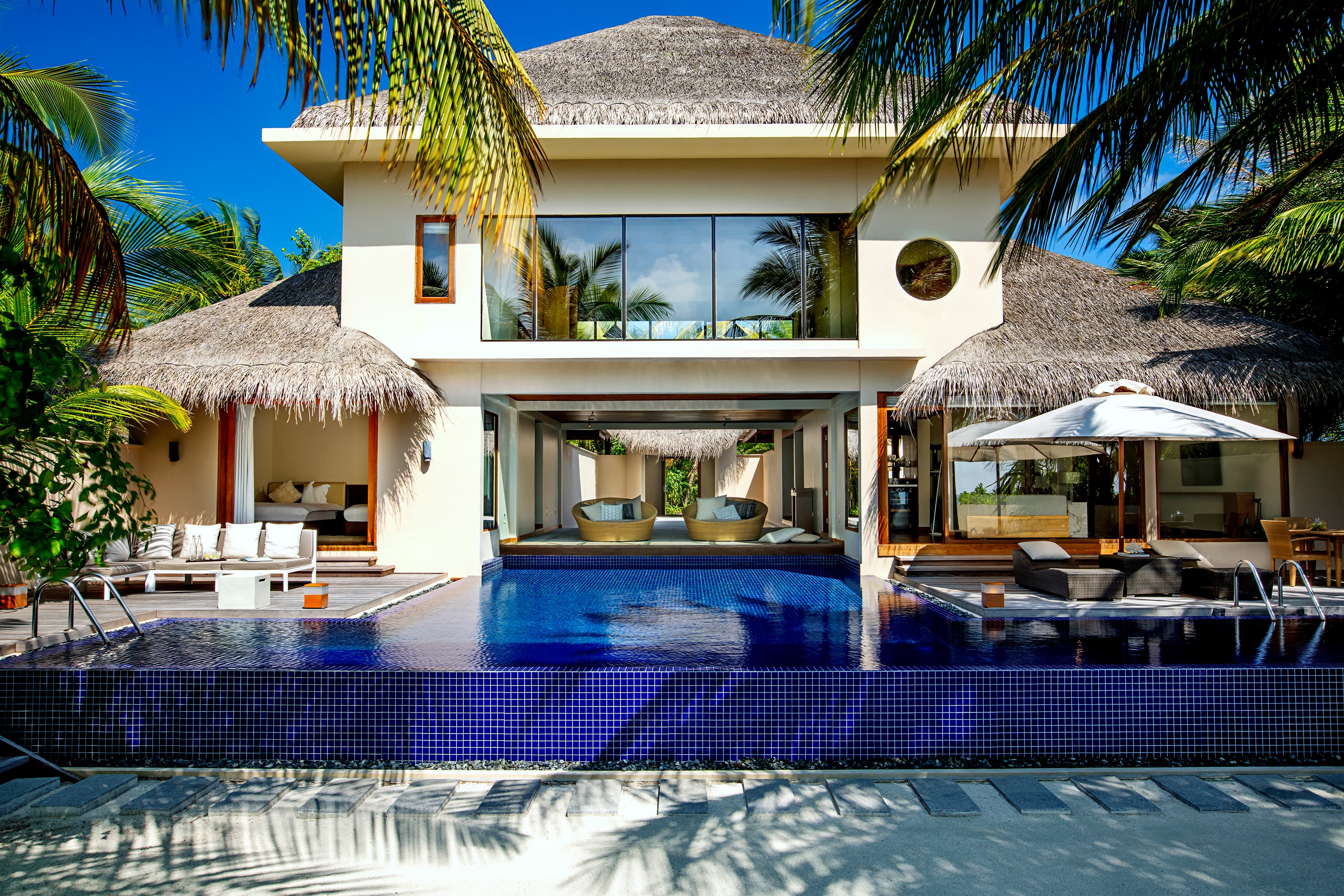 Two-Bedroom Beach Pavilion with Pool