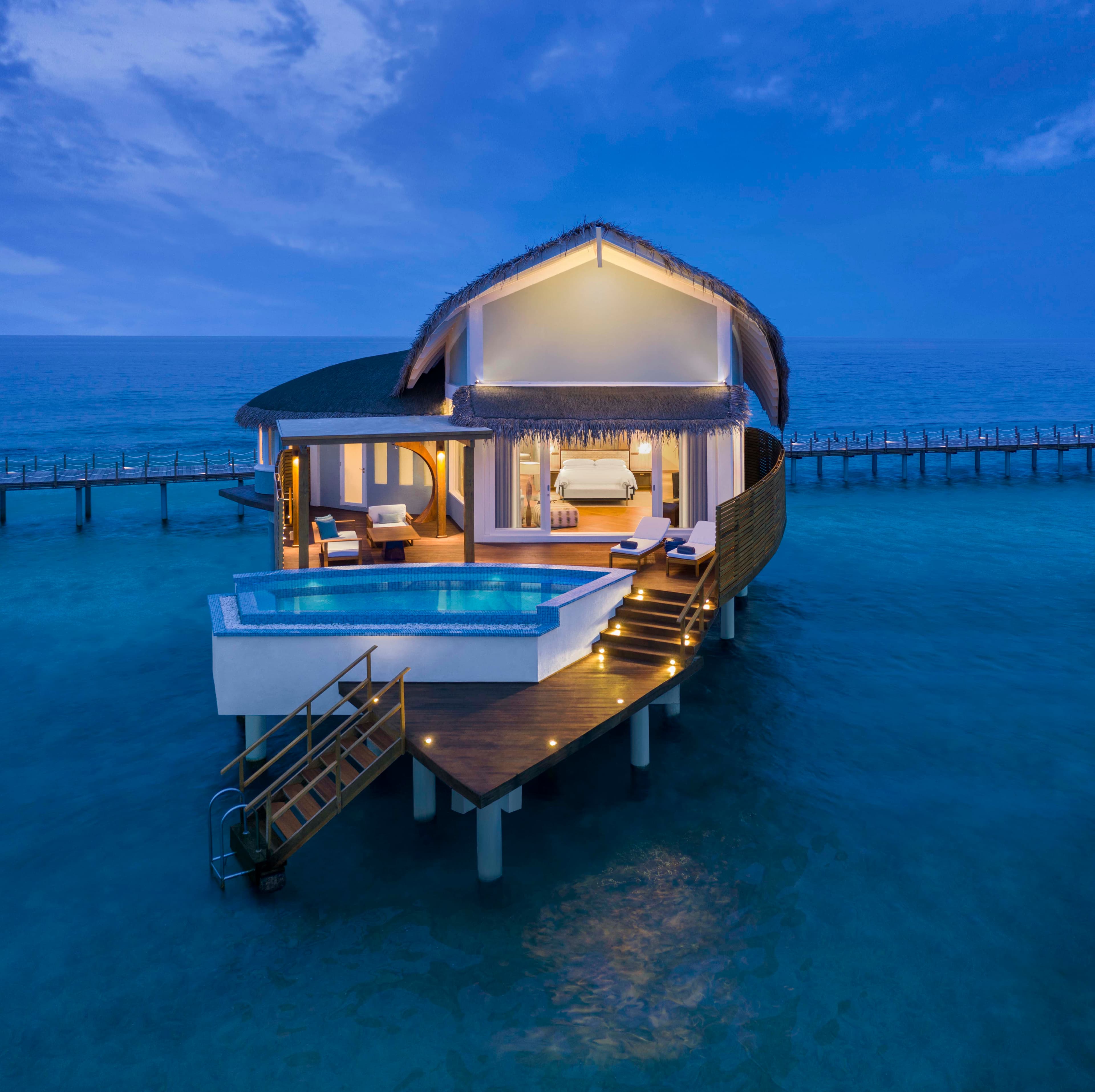 Overwater Pool Villas