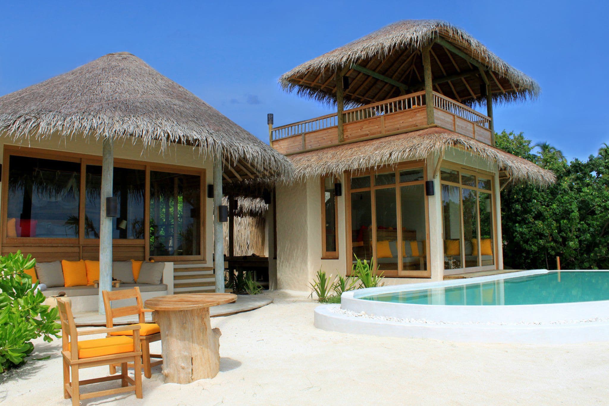 Two-Bedroom Lagoon Beach Villa with Pool